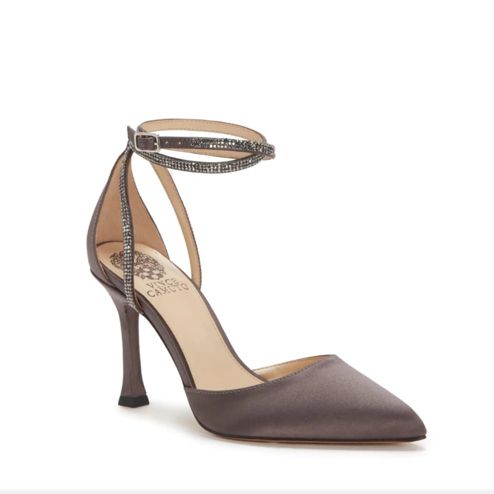 Vince Camuto Ketrinda Size 8.5
Grey Satin - Picture 11 of 16